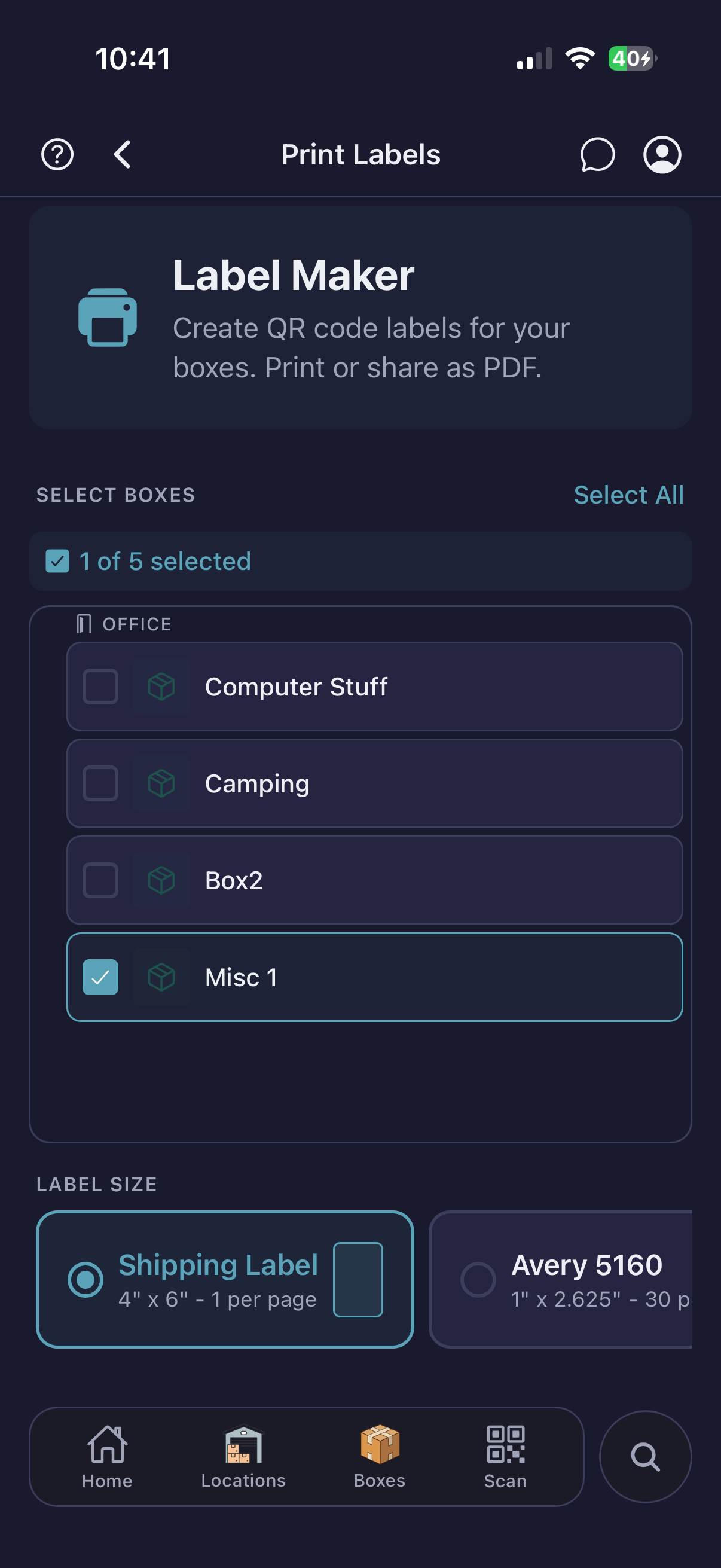 Cratify Label Printing